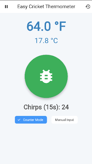 Easy Cricket Thermometer Screenshot 0