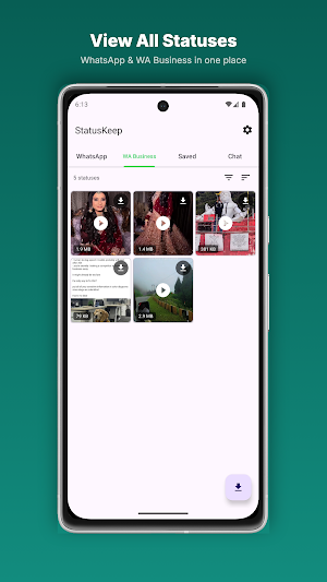 Save | Keep WhatsApp Status Screenshot 0