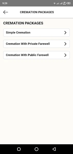 Payless Cremation Screenshot 1