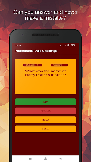 Pottermania Quiz Challenge Screenshot 2