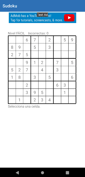 Sudoku Screenshot 1