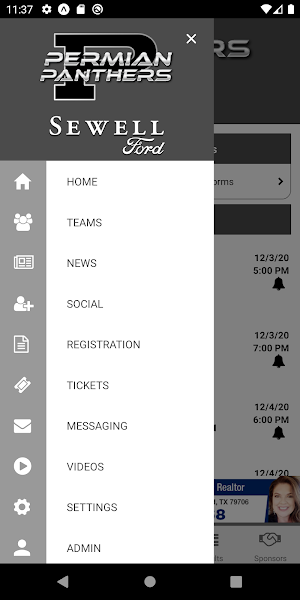 Permian Panthers Athletics Screenshot 2