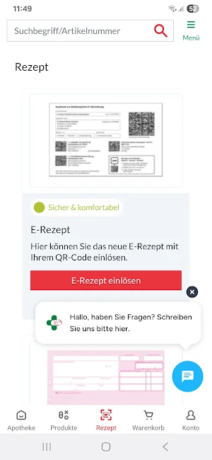 Rosen-Apotheke App Screenshot 2