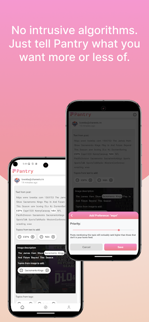 Pantry - Open Social App Screenshot 1