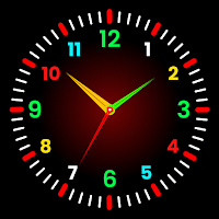 Neon Clock Wallpaper