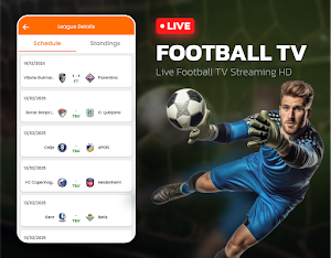 Football Live TV Score Matches Screenshot 1