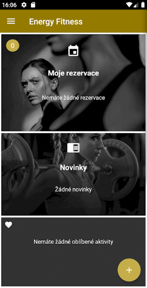 Energy Fitness App Screenshot 1