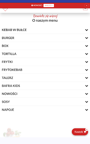 Bafra Kebab Świnoujście Screenshot 2