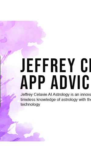 Jeffrey Celavie AI App Advices Screenshot 1