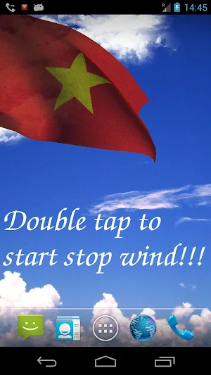 Vietnam Flag Live Wallpaper Screenshot 0