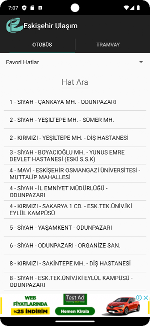 Eskişehir Otobüs ve Tramvay Screenshot 0