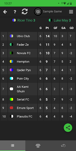 A. Championship & Tournament Screenshot 1