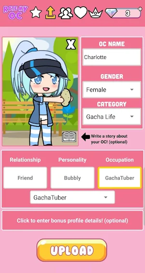 Rate My OC Screenshot 1
