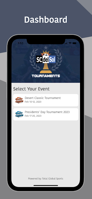 SC del sol Tournaments Screenshot 3