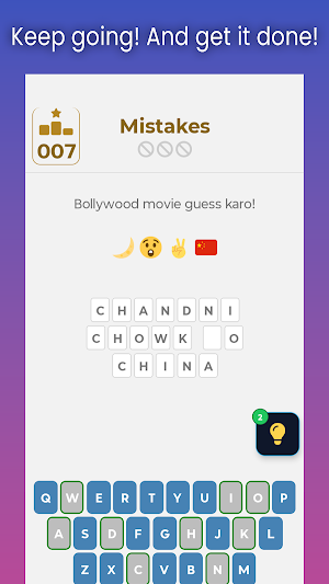 Bollywood Movie Emoji Quiz Screenshot 3