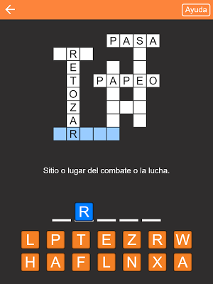 Crucigramas gratis en español Screenshot 3