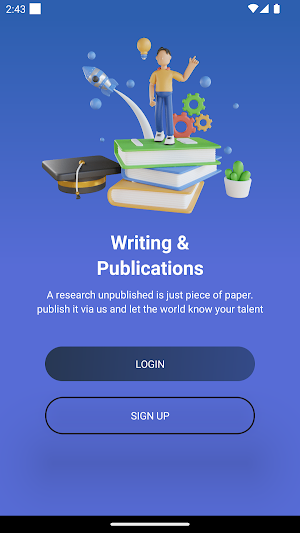 Writing and Publications Screenshot 1