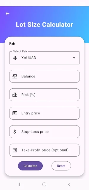 RWB Forex Tools Screenshot 2