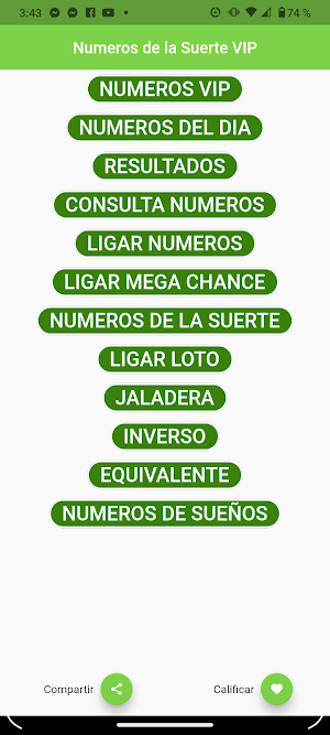 Numeros de la Suerte VIP Screenshot 0