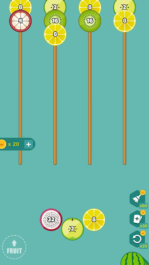 2048 Tanghulu Puzzle Lite Screenshot 1