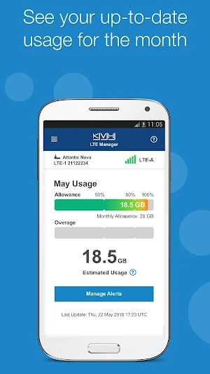 KVH LTE Manager Screenshot 2