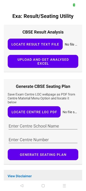 Exa: Result & Seating Utility Screenshot 0
