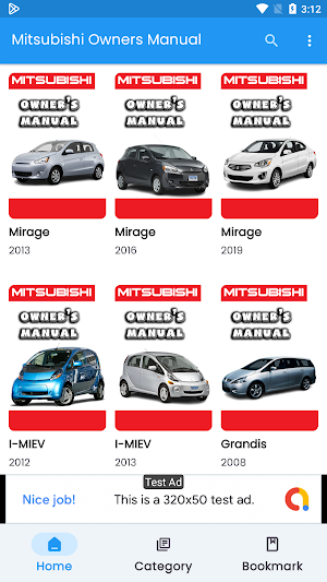 Mitsubishi: Owner's Manual Screenshot 0