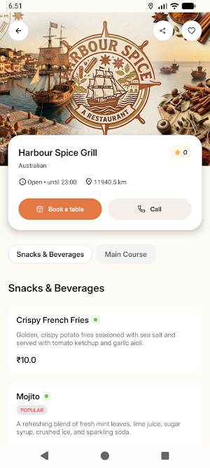 Restaurants Near Me Screenshot 1