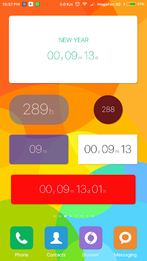 Widget countdown Screenshot 1
