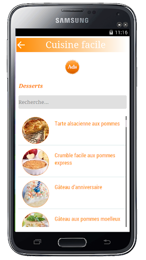 Cuisine Facile Screenshot 2