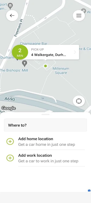 Nearby Durham Taxis Screenshot 1