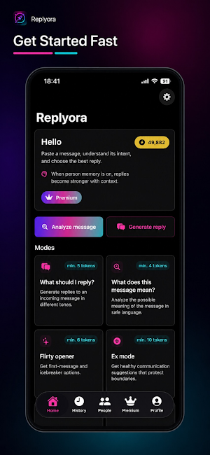 Replyora: AI Message Coach Screenshot 0