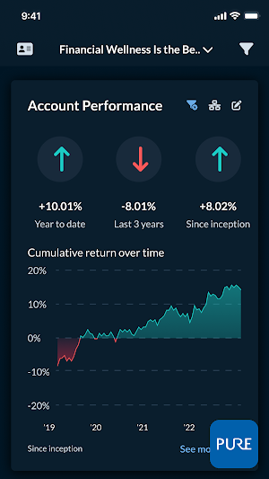 Pure Financial Advisors Screenshot 0