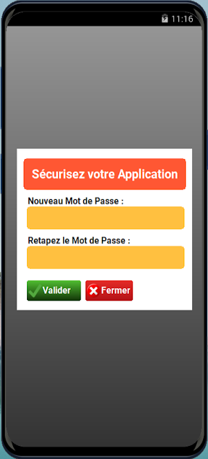 Renforcer mot de passe Screenshot 1