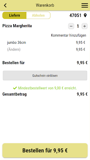 Burger Man Duisburg Screenshot 1