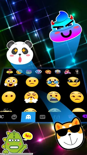 Led Colorful Keyboard Theme Screenshot 2