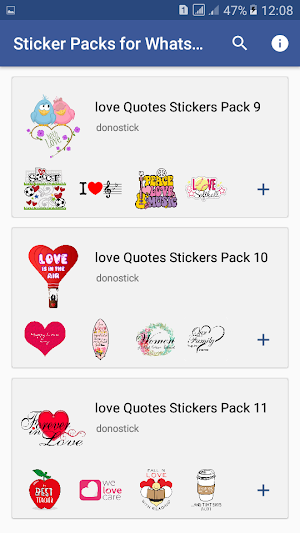 Love Quotes Stickers for WhatsApp Screenshot 3