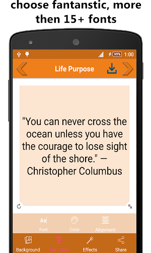 Quotes creator - picture quotes Screenshot 3