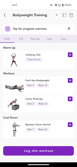 DVT coaching Screenshot 1