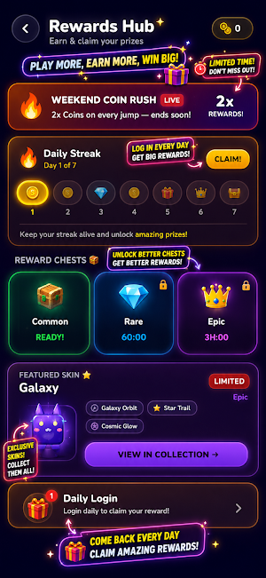 Sky Hop: Space Jump Arcade Screenshot 2