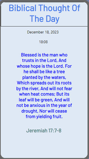 Biblical Thought of Day-Joshua Screenshot 1