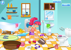 Girls Cleaning Rooms Home Screenshot 3