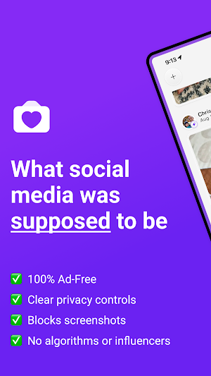 PhotoJoy: Private Social Media Screenshot 0