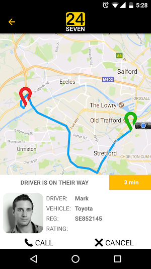 24Seven Taxi Screenshot 2