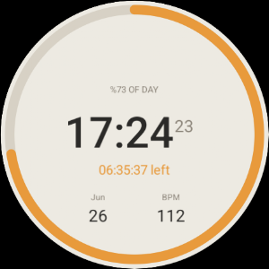 Until End Of Day - Watch Face Screenshot 1