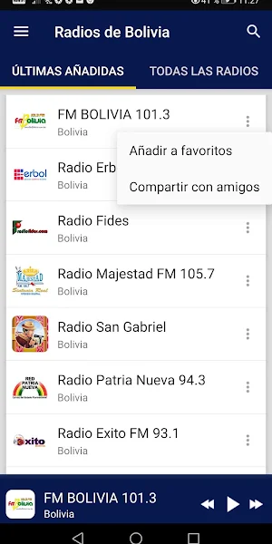 Bolivian Radio Stations Screenshot 1