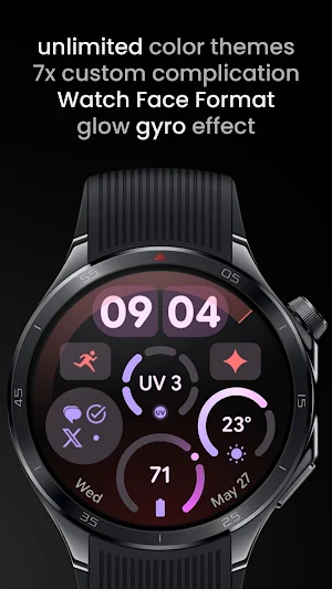 Gravity Watch Face Screenshot 1