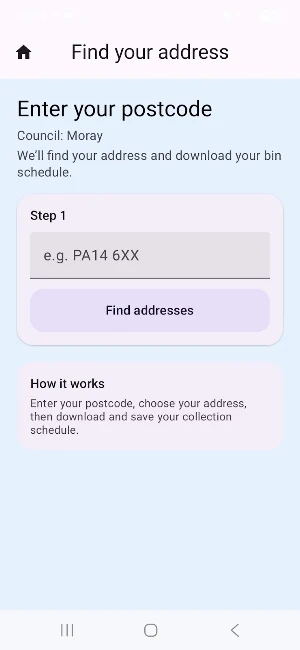 The Wee Bin App Scotland Screenshot 3