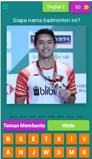 Nama badminton Indonesia Screenshot 2