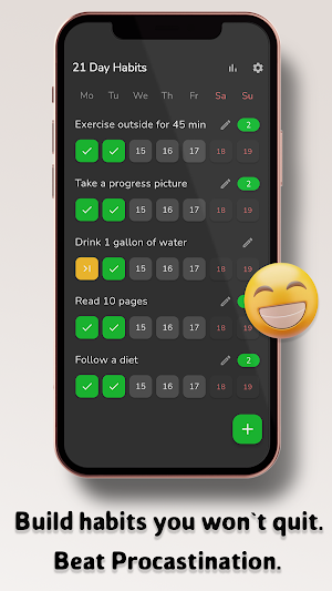 21 Day Challenge Habit Maker Screenshot 0